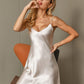 ELEGANZA - Adjustable silk nightdress with adjustable straps for women