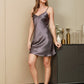 ELEGANZA - Adjustable silk nightdress with adjustable straps for women